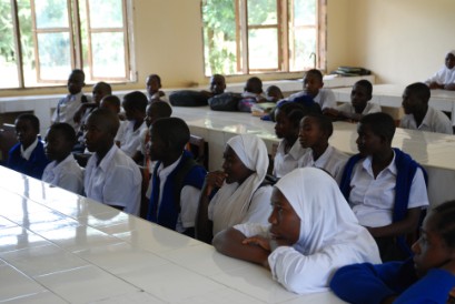 Students waiting to ask questions