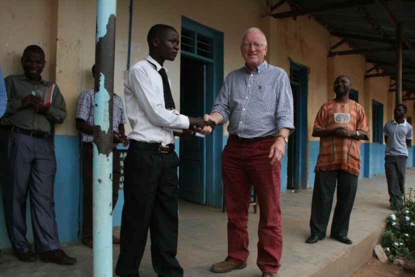 Meeting Some Students at Vumilia School