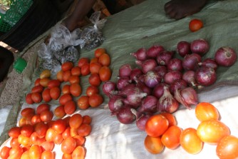 Vegetables at the market